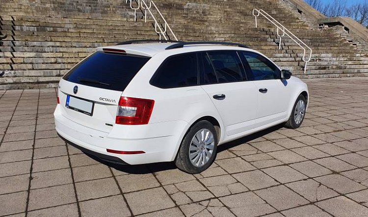 CNG Skoda Octavia rental car for Bolt Tallinn